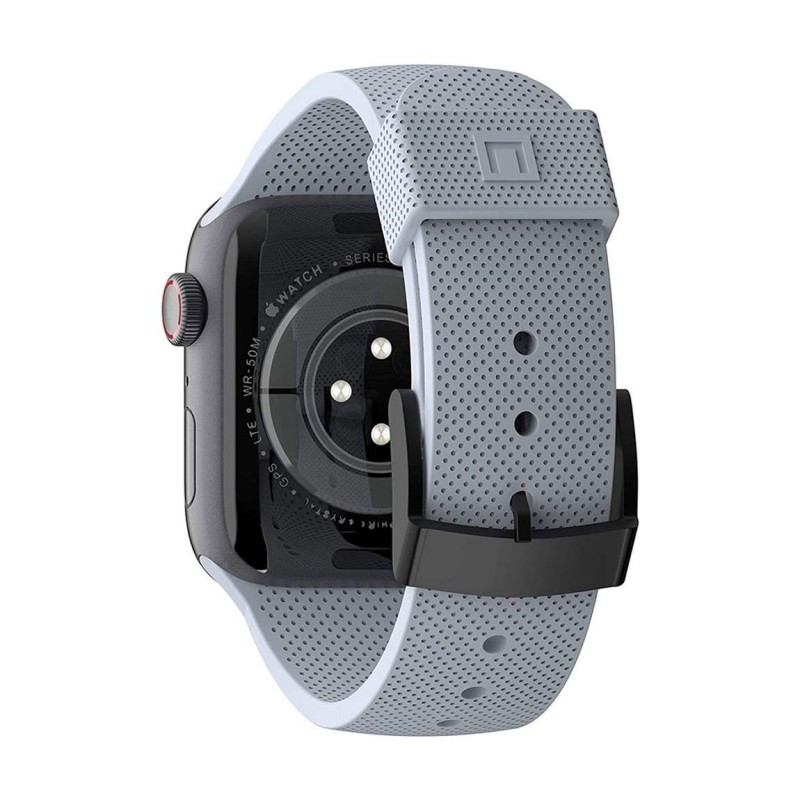 UAG Ремінець [U] для Apple Watch 44/42 Dot Silicone, Soft Blue