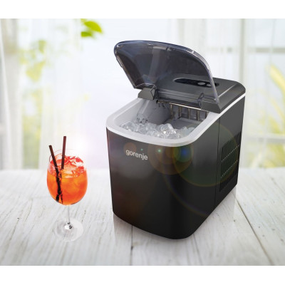 Gorenje Льодогенератор побутовий, 12кг/добу, 2.2л, дисплей, чорний