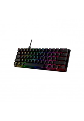 HyperX Клавіатура механічна Alloy Origins 60 61key, Red, USB-A, EN/UA, RGB, чорний