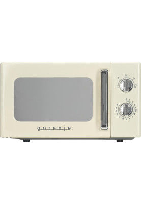 Gorenje Мікрохвільова піч Gorenje, 20л, хутро. керув., 700Вт, гриль, бежевий