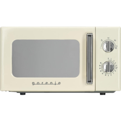 Gorenje Мікрохвільова піч Gorenje, 20л, хутро. керув., 700Вт, гриль, бежевий