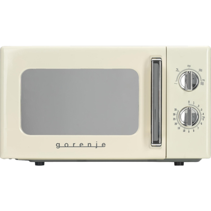 Gorenje Мікрохвильова піч Gorenje, 20л, мех. керув., 700Вт, гриль, бежевий