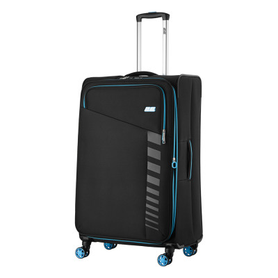 2E Валіза 2E, Trek, поліестер, велика, 97/117л, TSA, 4 колеса, EXP, чорний