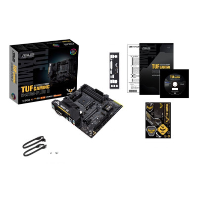 ASUS Материнська плата TUF GAMING B450M-PLUS II sAM4 B450 4xDDR4 HDMI-DVI mATX