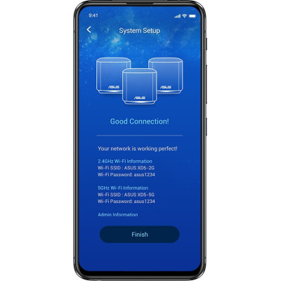 ASUS Маршрутизатор ZenWiFi XD5 2PK AX3000 1xGE LAN 1xGE WAN MU-MIMO MESH