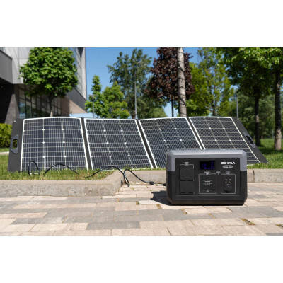 2E Портативна електростанція Syla, 1500 Вт, 1280 Вт/год, WiFi/BT, паралельне підключення, швидка зарядка