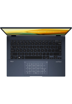 ASUS Ноутбук Zenbook 14 UX3402VA-KP782 14" WQXGA IPS, Intel i7-13700H, 16GB, F512GB, UMA, NoOS, Синій