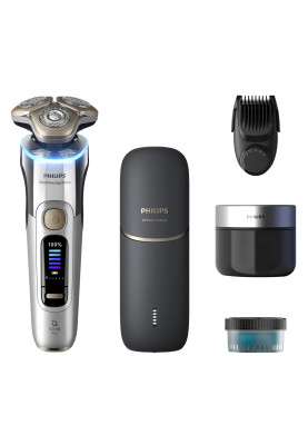 Philips Бритва електр. Series i9000 Prestige Ultra, бритв.головок-3, Li-Ion, сух.+волог., індикатор заряду, твердий чохол, хром