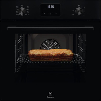 Electrolux Духовий шафа Electrolux електричний, 65л, A, дисплей, конвекція, телескопічні напрямні, чорний