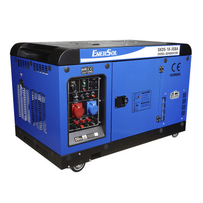 EnerSol Генератор дизельний SKDS-18-3EBA 230/400В 16-18кВт 3Фази електростартер 370кг EnerSol Генератор дизельний SKDS-18-3EBA 230/400В 16-18кВт 3Фази електростартер 370кг
