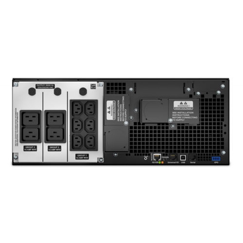 APC Джерело безперебійного живлення Smart-UPS Online 6000VA/6000W, RM 3U, LCD, USB, RS232, 6x13, 4xC19