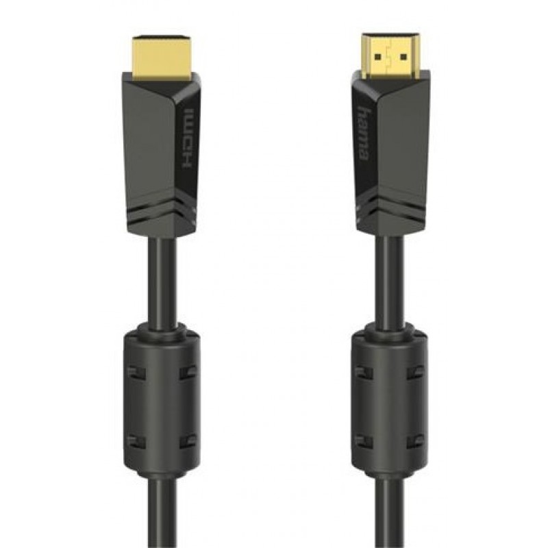 HAMA Кабель HDMI - HDMI 4K Ethernet Gold 15 m Black