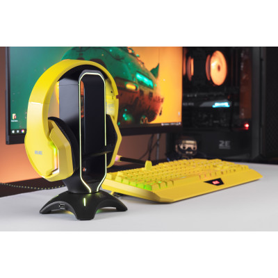 2E Gaming Гарнітура ігрова HG315, 7.1, USB-A, RGB, 2м, жовтий