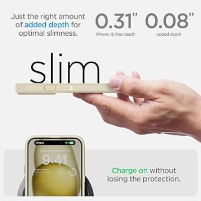 Spigen Чохол для Apple iPhone 15 Plus Ultra Hybrid Mute, Beige