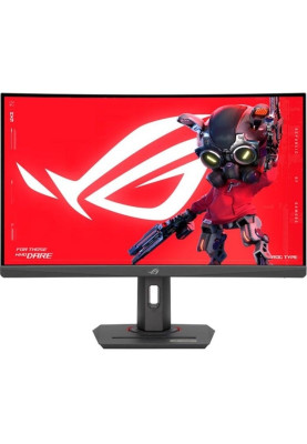 ASUS Монітор 27" ROG Strix XG27WCS HDMI, DP, USB-C, Audio, VA, 2560x1440, 180Hz, 1ms, sRGB 125%, CURVED, AdaptiveSync, HAS, HDR400