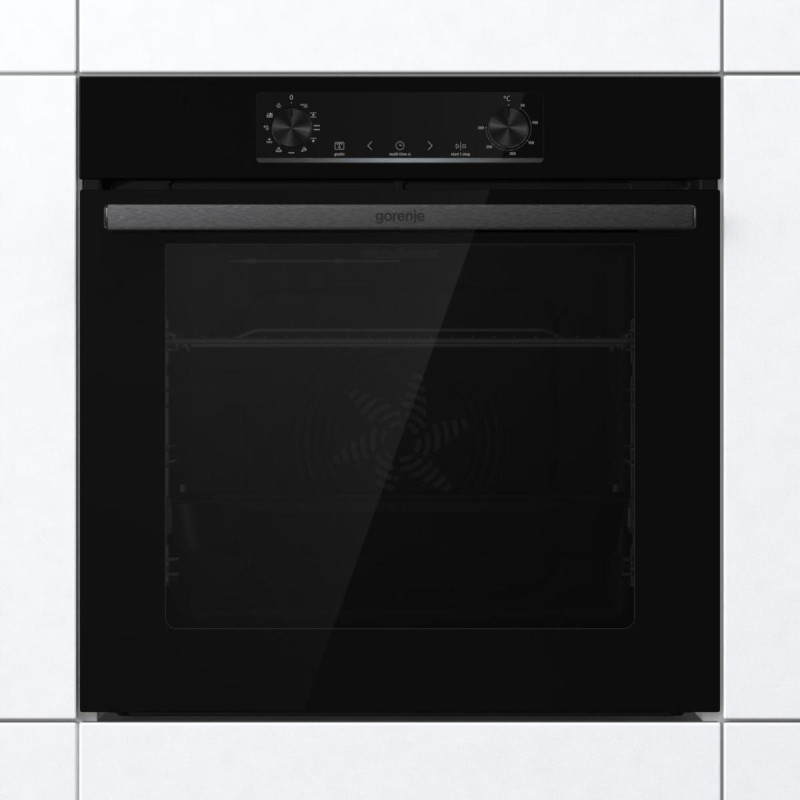 Gorenje Комплект (духовка електрична BO6735E05B + поверхня газова G641EB), 743547, чорн