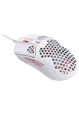 HyperX Миша Pulsefire Haste USB, White/Pink