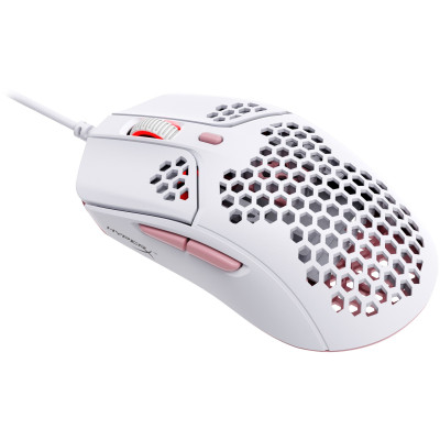 HyperX Миша Pulsefire Haste USB, White/Pink