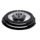 Tefal Кришка Ingenio 28см, скло, силікон, прозрачно-чорний