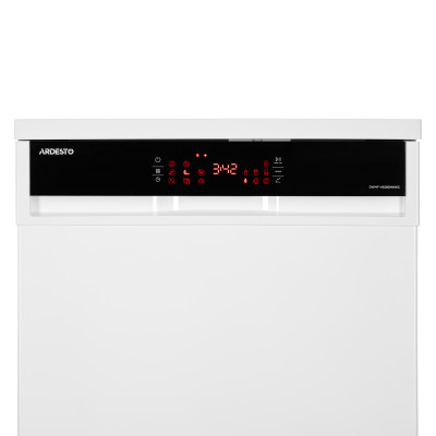 ARDESTO Посудомийна машина, 15компл., А+++, 60см, дисплей, 3й кошик, гігієн.обробка, білий