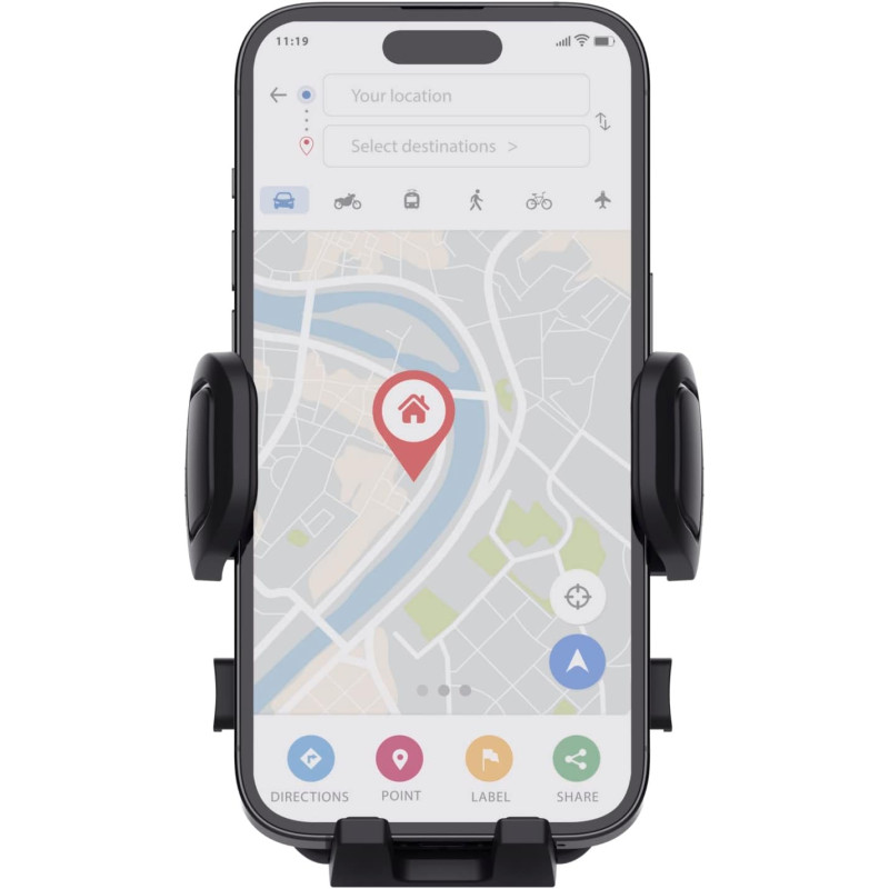 Trust Автомобільний тримач смартфона Runo airvent 4-7", чорний