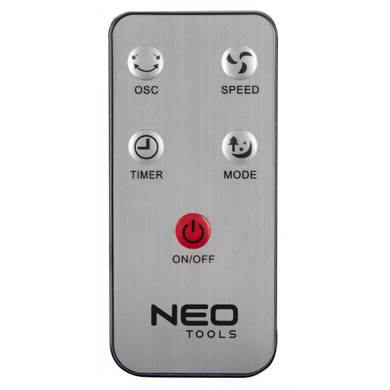 Neo Tools Вентилятор підлоговий, професійний, 45 Вт, діаметр 40 см, 3 швидкості, двигун мідь 100%, пульт