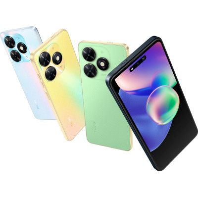 TECNO Смартфон Spark Go 2024 (BG6) 6.56" 3/64ГБ, 2SIM, 5000мА рік, Gravity Black