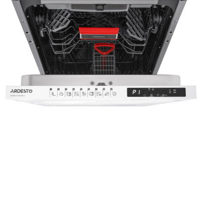 ARDESTO Посудомийна машина вбудовувана, 10компл., А++, 45см, дисплей, 3й кошик, гігієн.обробка, білий