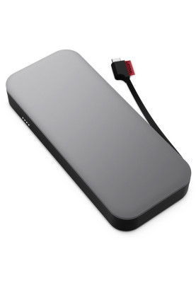Lenovo Портативний зарядний пристрій Power Bank 20000 mAh, Go USB-C Laptop, Thunder Black
