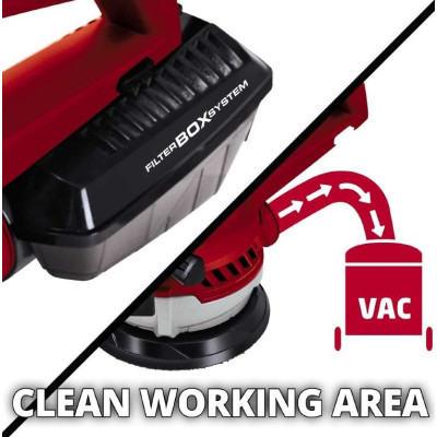 Einhell Шліфмашина ексцентрикова TE-RS 40 E400Вт 125 мм 12000-24000кол·хв 1.87кг
