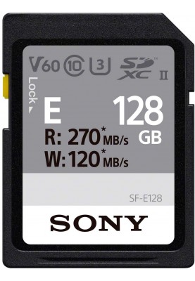 Sony Карта пам'яті 128GB SDXC C10 UHS-II U3 V60 R270/W120MB/s Entry