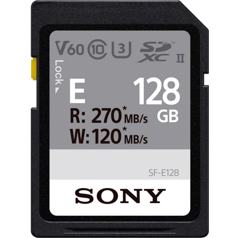 Sony Карта пам'яті 128GB SDXC C10 UHS-II U3 V60 R270/W120MB/s Entry