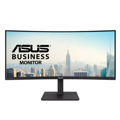 ASUS Монітор 34" VA34VCPSN 2xHDMI, DP, USB-C, 3xUSB, RJ-45, MM, VA, 3440x1440, 21:9, 100Hz, 4ms, CURVED, HAS