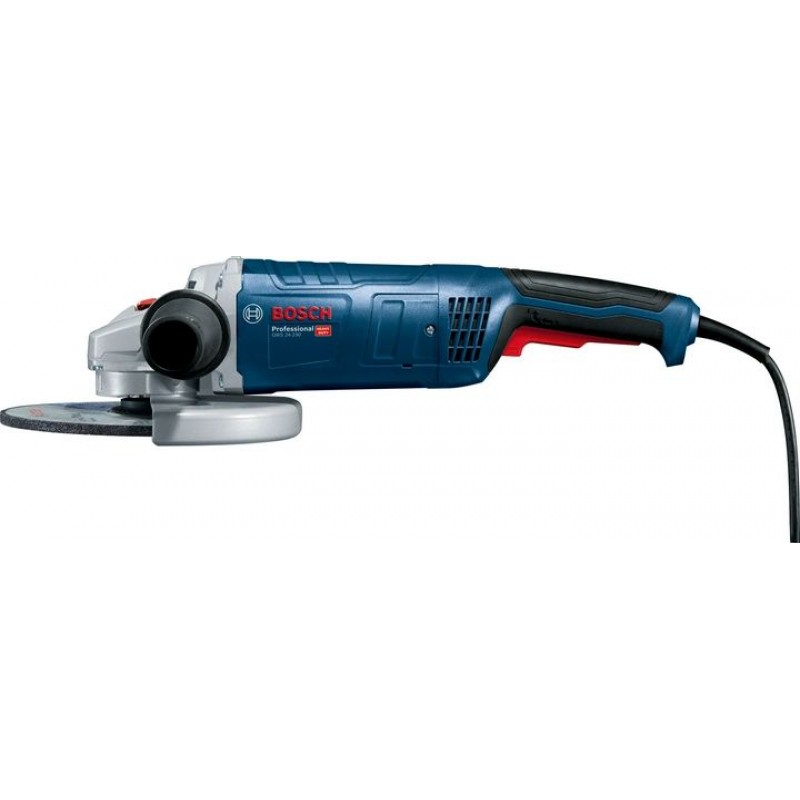 Bosch Шліфмашина кутова GWS 24-230 P, 230мм, 2400Вт, 8500об•хв, 5.7кг