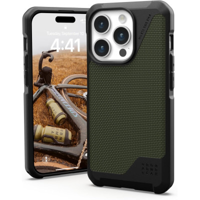 UAG Чохол для Apple iPhone 15 Pro Metropolis LT Magsafe, Kevlar Olive
