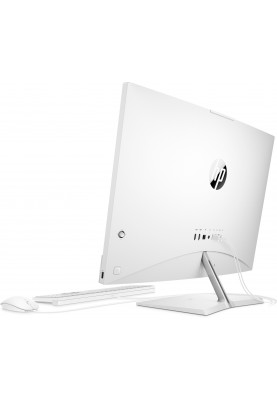 HP Комп'ютер персональний моноблок Pavilion 27" FHD IPS AG, AMD R5-5500U, 16GB, F512GB, UMA, WiFi, кл+м, DOS, білий