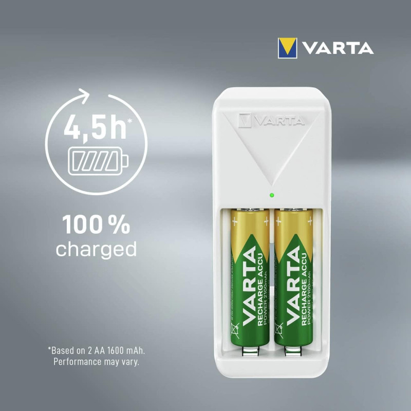 VARTA Зарядний пристрій Varta Mini Charger 2хNI MH AA2100 мА•год