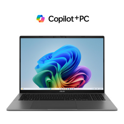 ASUS Ноутбук Vivobook S16 S3607QA-PL006W 16" 2.5K IPS, Snapdragon X1 26100, 16GB, F1TB, UMA, Win11, Сірий