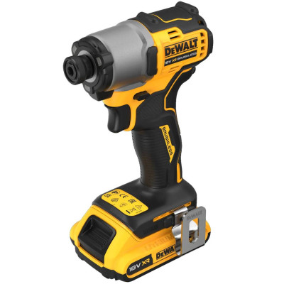 DeWALT Шурупокрут ударний акумуляторний DeWalt XR Li-Ion 18В акб 2х2А·год 192Нм 3200об/хв 4200уд/хв кейс TSTAK, ЗП 0.88кг