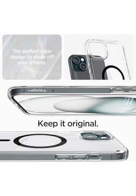 Spigen Чохол для Apple iPhone 15 Ultra Hybrid MagFit, Black