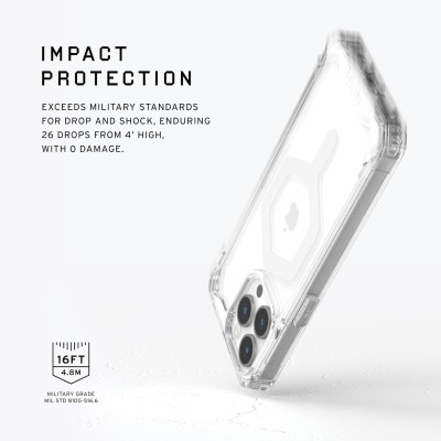 UAG Чохол для Apple iPhone 15 Pro Max Plyo Magsafe, Ice/White