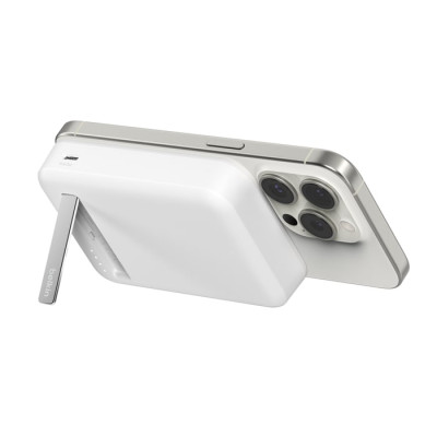 Belkin Акумулятор портативний літій-іонний Power Bank 8000мА·рік, 15Вт, MagSafe Qi2, білий