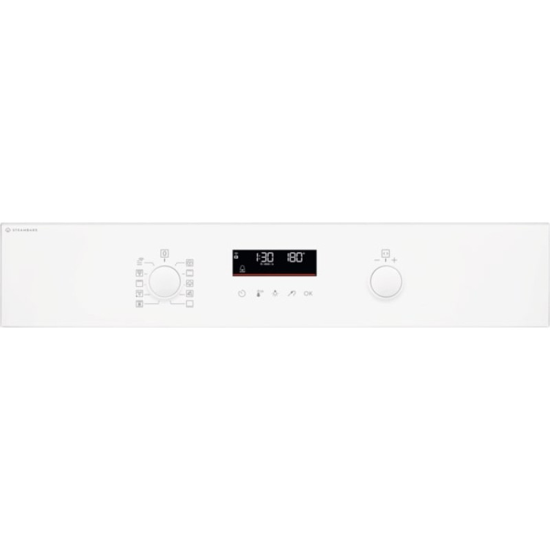 Electrolux Духова шафа Electrolux електрична, 72л, A+, пара, дисплей, конвекція, телескопічні напрямні, білий