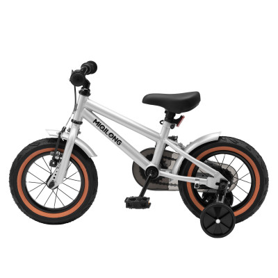 Miqilong Дитячий велосипед ST 12" сріблий