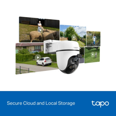 TP-Link Комплект розумної бездротової камери TAPO C630 KIT 3K та сонячної панелі