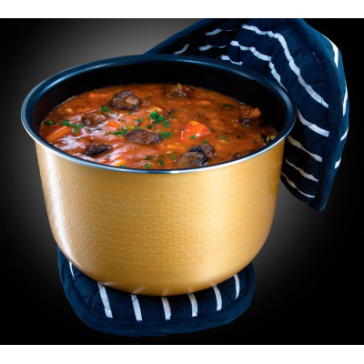 Russell Hobbs Мультиварка Cook&Home, 900Вт, чаша-5л, сенсорне, метал/пластик, чорний