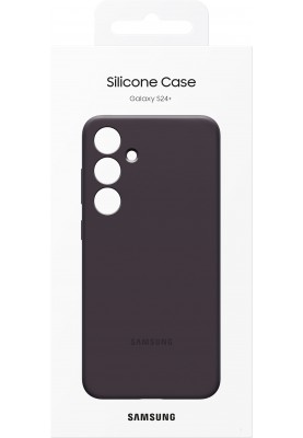 Samsung Чохол для Galaxy S24+ (S926), Silicone Case, фіолетовий темний