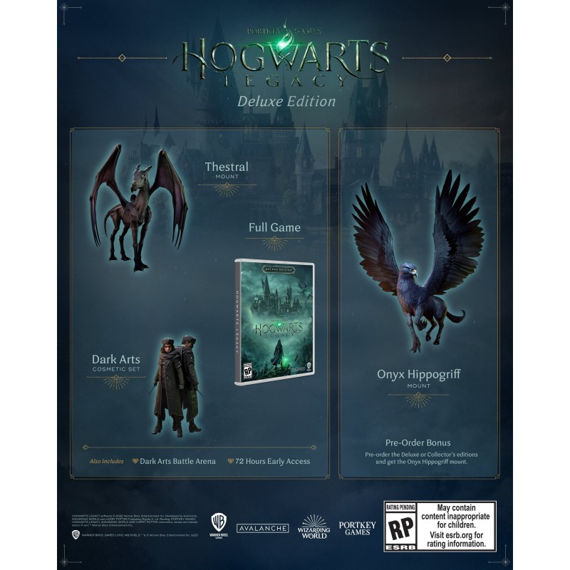 Games Software Hogwarts Legacy. Deluxe Edition [Blu-Ray диск] (Xbox)