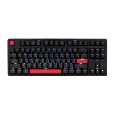 Keychron Клавіатура механічна C3 Pro 87Key, K pro Brown, USB-A, QMK, Hot-swap, EN/UKR, RGB, чорний