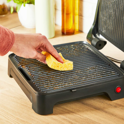 Tefal Гриль притискний Inicio Classic 2000Вт, темп. режимів-3, метал, чорний